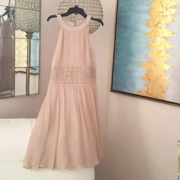 𝅺ANNE Klein silk dress size 8 - Picture 1 of 4